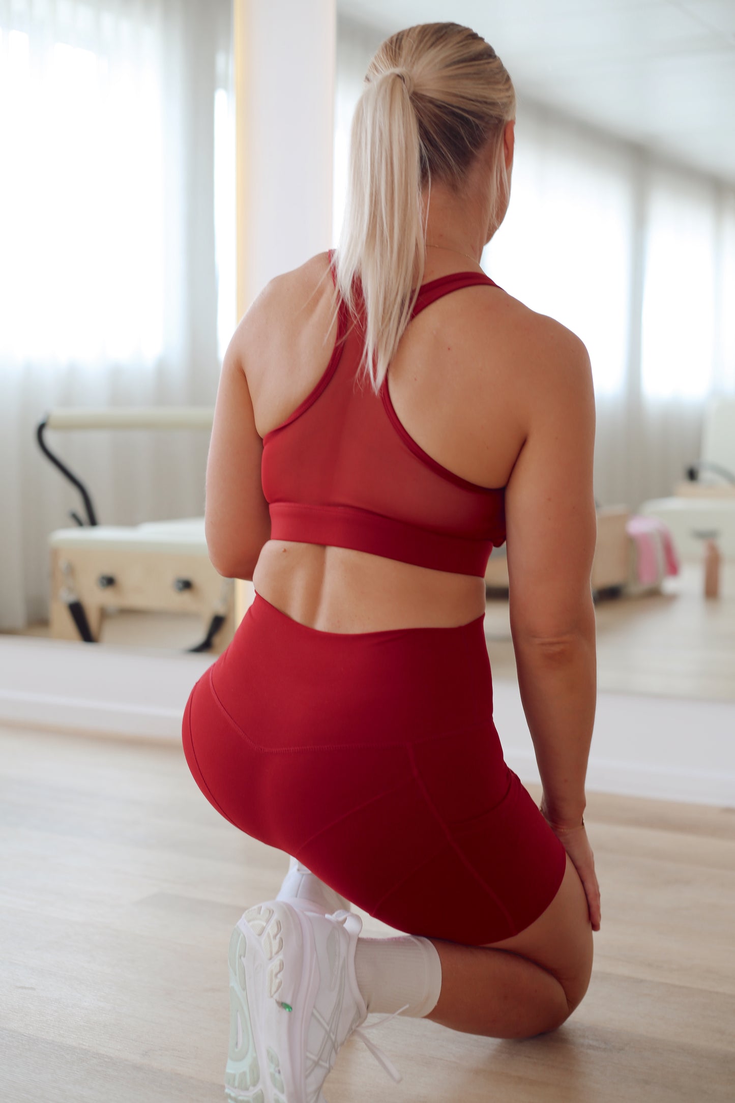 Sewn In Support - Sports Bra - Rhubarb Rush